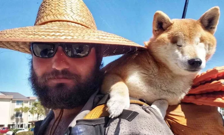 Homem Carrega Cão Cego por 1.300 Quilômetros Para Que Ela Possa Ganhar Confiança ao Caminhar o Resto da Caminhada Épica Sozinha Homem Carrega Cão Cego por 1.300 Quilômetros Para Que Ela Possa Ganhar Confiança ao Caminhar o Resto da Caminhada Épica Sozinha
