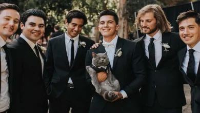 Este Gato ‘Tranquilão’ Foi o Padrinho no Casamento do Seu Dono—e as Fotos São Purrfeitas