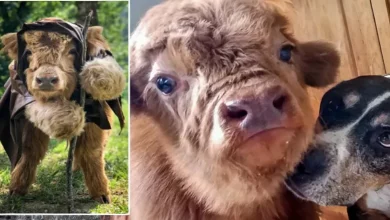 Quando um Bezerro Doente é Rejeitado pelo Rebanho, Ele se Torna um Cão