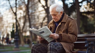 O aposentado lia jornal todos os dias no mesmo banco – até que, um dia, alguém sentou ao lado dele e mudou sua vida