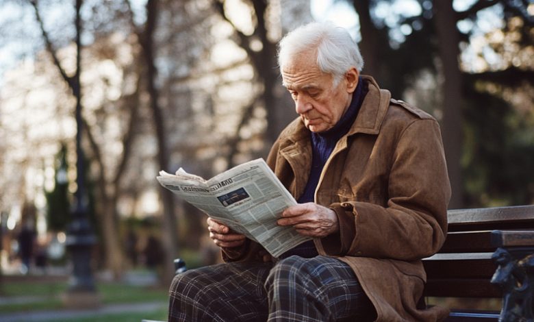 O aposentado lia jornal todos os dias no mesmo banco – até que, um dia, alguém sentou ao lado dele e mudou sua vida O aposentado lia jornal todos os dias no mesmo banco – até que, um dia, alguém sentou ao lado dele e mudou sua vida