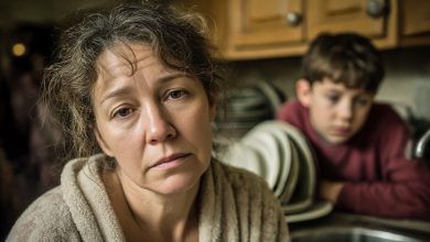 O meu filho me perguntou: «Mãe, você sorri de vez em quando?» Eu não sabia o que responder…