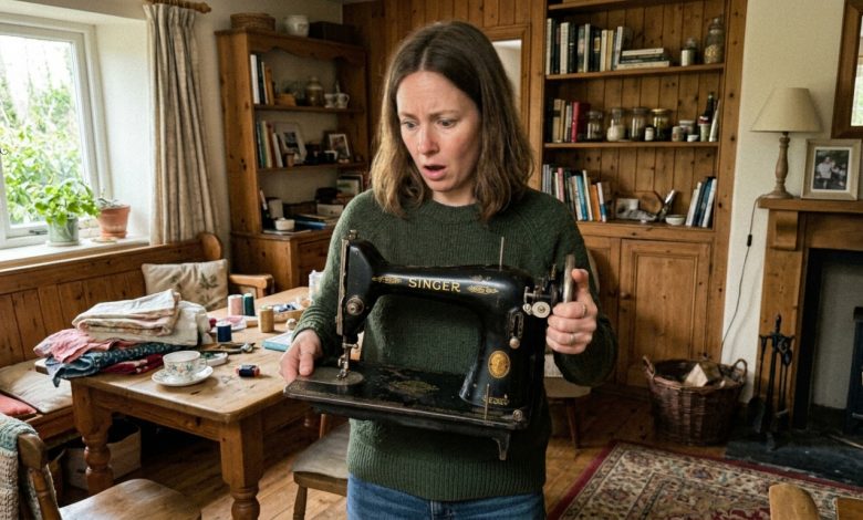 A Vovó deixou a casa para a vizinha, e para mim — apenas a velha máquina de costura. Mas debaixo dela, encontrei uma chave e um bilhete