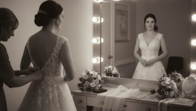 A irmã foi ao meu casamento de vestido branco. O noivo ficou pálido