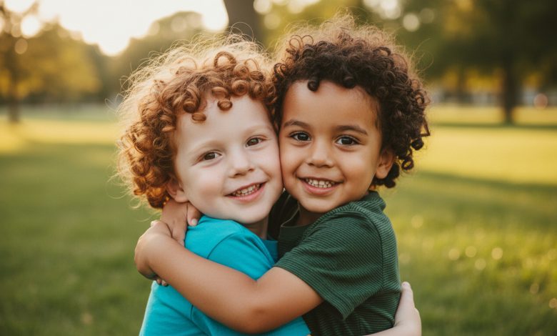 Perdi um dos gêmeos durante o parto. Mas um dia meu filho viu um menino que parecia exatamente como ele