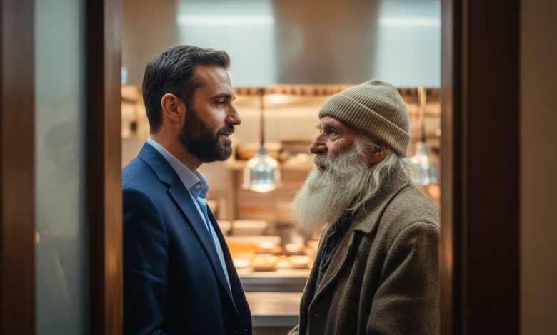 O dono do restaurante repreendeu seu filho de doze anos por alimentar um sem-teto. O menino deu ao pai uma lição para a vida toda