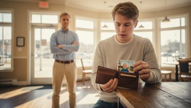 Encontrei uma carteira no bar — e dentro dela estava minha foto de infância