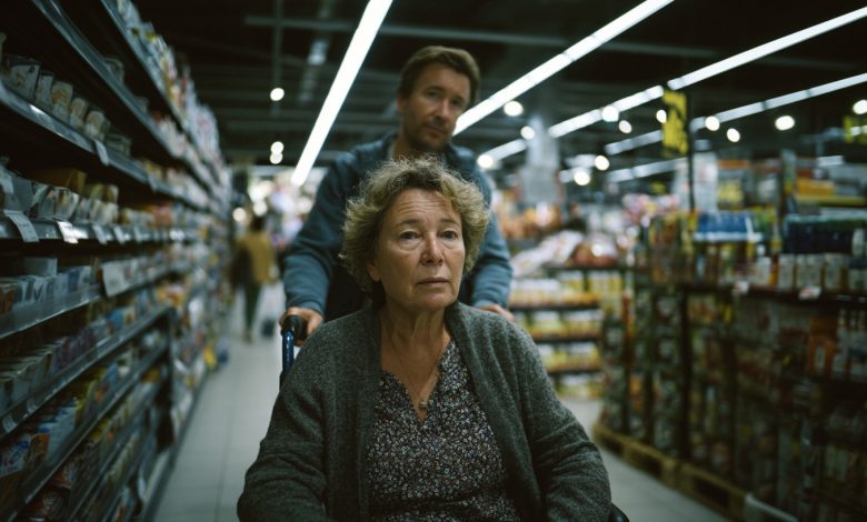 Uma compradora atrevida com um carrinho cheio cortou a fila de minha mãe, que estava em uma cadeira de rodas, no caixa. O que foi anunciado no sistema de som da loja deixou todos imóveis…