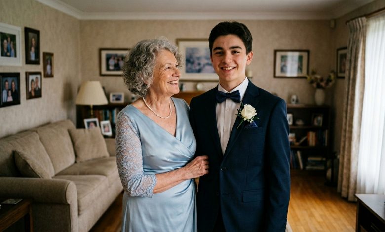 Pedi à minha avó para ser meu par no baile porque ela nunca teve a chance — quando minha madrasta descobriu, ela fez algo imperdoável…