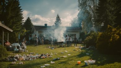 O vizinho fez uma festa no meu quintal enquanto eu estava em uma viagem de negócios, mas o karma o alcançou mais rápido do que ele poderia se arrepender…