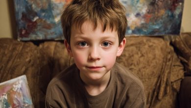 O filho passou seis meses desenhando o mesmo estranho. Uma manhã, ele bateu à nossa porta