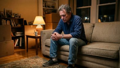 A esposa foi embora para ficar com o amante, levando tudo. Um mês depois, a vida lhe cobrou um preço