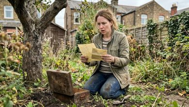 O vizinho faleceu. Após o funeral, recebi uma carta dele — ele me pediu para desenterrar um segredo escondido no quintal há quarenta anos