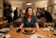 Meu marido saiu da minha festa de aniversário, alegando trabalho urgente — decidi segui-lo