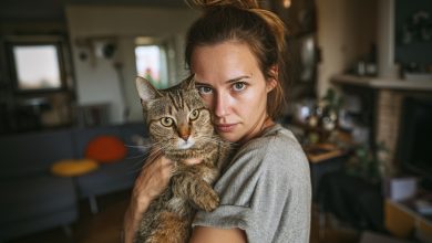 O vizinho desapareceu, deixando seu gato comigo — e algumas semanas depois encontrei uma chave e um bilhete na coleira.