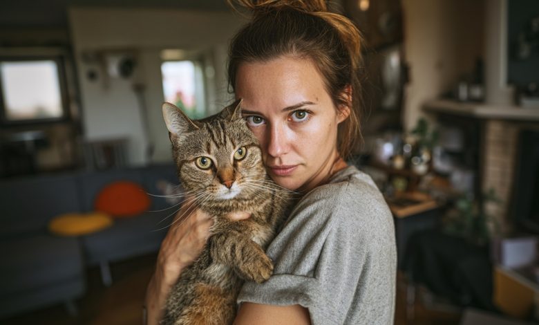 O vizinho desapareceu, deixando seu gato comigo — e algumas semanas depois encontrei uma chave e um bilhete na coleira.