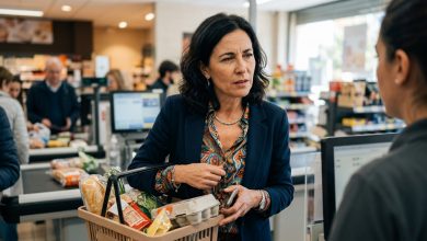 No caixa, a caixa disse: “Oh, seu marido não está com você novamente? Ele esteve aqui ontem com uma loira tão bonita.” Eu congelei — porque ontem ele deveria estar trabalhando até tarde.