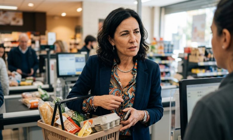 No caixa, a caixa disse: “Oh, seu marido não está com você novamente? Ele esteve aqui ontem com uma loira tão bonita.” Eu congelei — porque ontem ele deveria estar trabalhando até tarde.