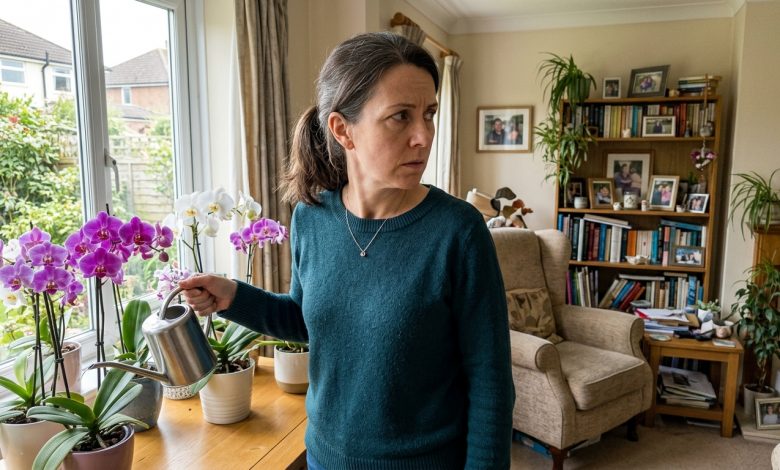 Um vizinho me pediu para regar as plantas — acabei encontrando um quarto trancado na casa dele, e as paredes estavam cobertas de fotos minhas