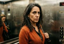 O vizinho da frente me parou no elevador e disse: «Você de novo sozinha? Seu marido te largou ou foi você que foi embora?» Com um sorriso. Como se fosse uma pergunta normal. As portas do elevador se fecharam. Subimos até o oitavo andar. E nesses trinta segundos eu disse tudo o que eu pensava sobre ele. Ele saiu em silêncio. E desde então me cumprimenta sem levantar os olhos.