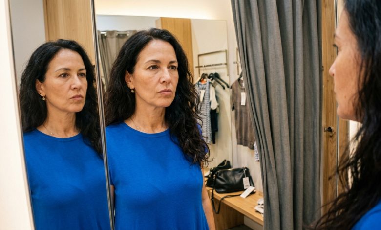 Eu estava experimentando um vestido para o meu aniversário de 50 anos — lindo, do jeitinho que eu queria. Saí do provador. Minha mãe me olhou de cima a baixo e disse, na frente da vendedora: «Isso já não é apropriado para a sua idade. Olhe bem para você.» Eu olhei. No espelho. Por um longo tempo. E então fiz algo — algo que minha mãe jamais esperaria de mim.