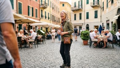 Fui à Itália com um grupo de aposentados. Não esperava encontrar alguém que me fizesse sentir jovem novamente.