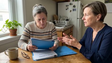 Minha irmã sempre ganhava mais do que eu. Quando nossa mãe ficou doente, tirei uma licença e cuidei dela. Mamãe deixou o apartamento para nós duas igualmente. Minha irmã diz que isso é justo.