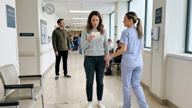 Una Enfermera Colocó una Nota en Mi Mano Mientras Mi Ex Estaba a un Metro de Distancia: “Está Mintiendo. Revisa la Cámara a las 3 a.m.”